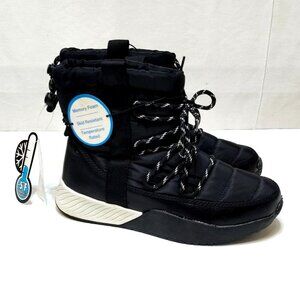 Time And Tru Winter Puff Booties -5°F Temp Rated Skid Resistant Women Size 7 NWT